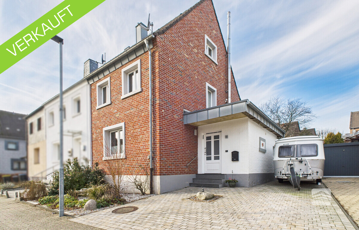 VERKAUFT Hückelhoven-Stadt: Liebenswertes Stadthaus mit Gartenidylle.